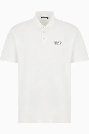 EA7 Tennis Club stretch-cotton jersey polo shirt