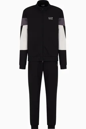 EA7 Summer Block cotton-blend tracksuit