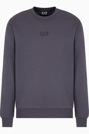 EA7 Core Identity cotton crew-neck sweatshirt