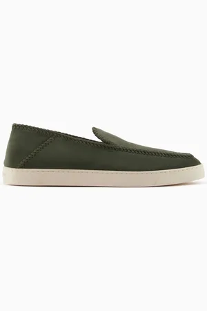 Giorgio Armani Galleria 3 suede slip-ons