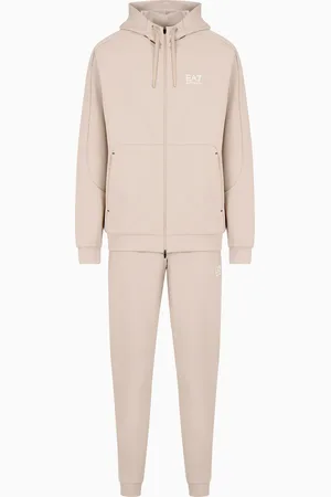 EA7 Dynamic Athlete tracksuit in Natural VENTUS7 technical fabric