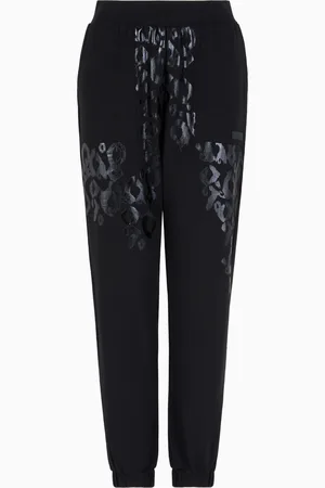 EA7 Graphic Series stretch-cotton joggers