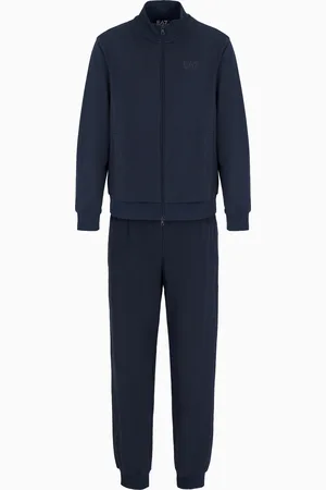 EA7 Visibility cotton full-zip tracksuit