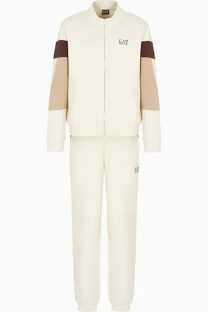EA7 Summer Block cotton-blend tracksuit