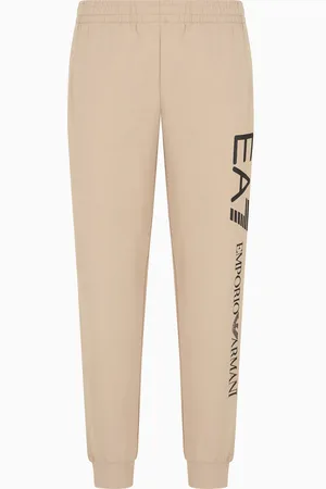 EA7 Logo Series cotton joggers