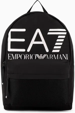 EA7 Technical-fabric backpack with oversized logo