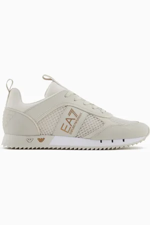 EA7 Black and White Carbon Sneakers