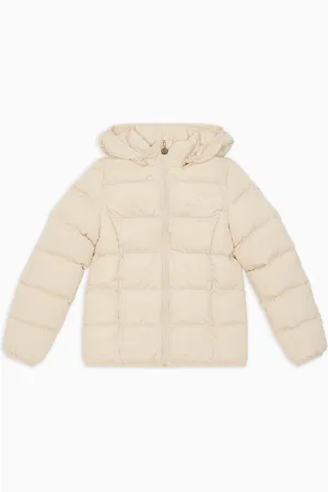 EA7 Logo Series Girl padded, hooded jacket