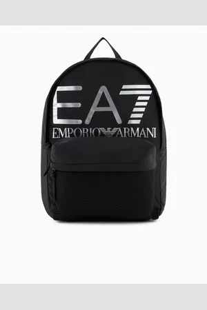 EA7 Technical-fabric backpack with oversized logo