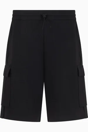 EA7 Cotton-blend cargo boardshorts