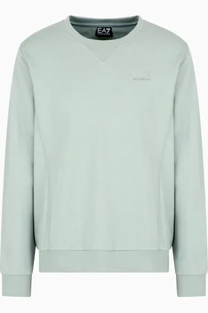 EA7 Visibility cotton crew-neck sweatshirt