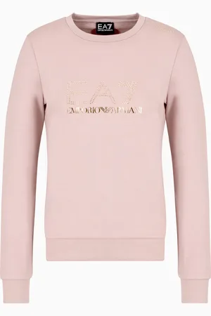 EA7 Evolution stretch viscose-blend crew-neck sweatshirt