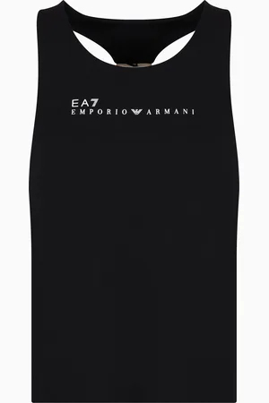 EA7 Dynamic Athlete tank top in Natural VENTUS7 technical fabric