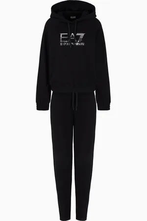 EA7 Cotton and modal blend tracksuit