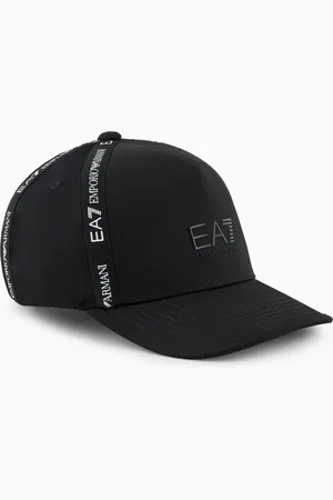 EA7 Logo Series cotton baseball cap