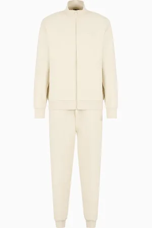 EA7 Visibility cotton full-zip tracksuit