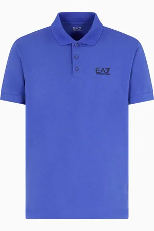 EA7 Core Identity stretch-cotton polo shirt