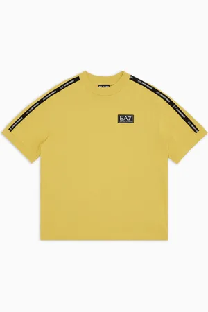 EA7 Logo Series Boy cotton T-shirt