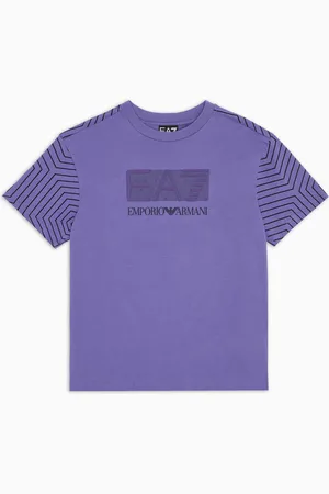 EA7 Visibility Boy printed cotton T-shirt