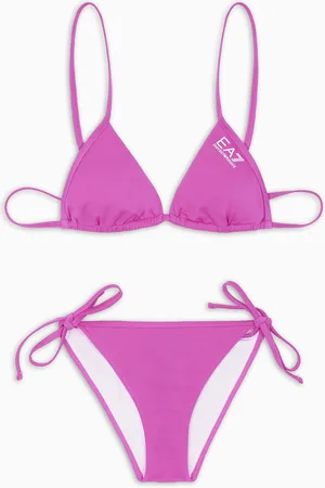 EA7 Triangle bikini with logo