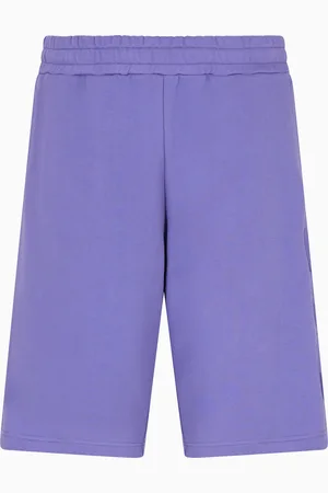 EA7 Logo Series organic-cotton Bermuda shorts