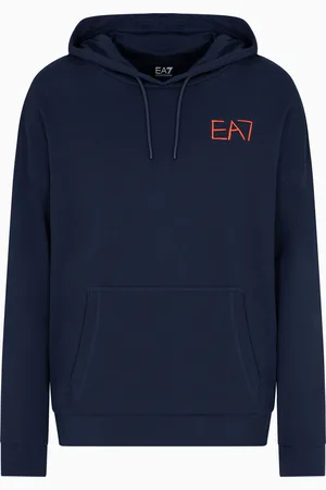 EA7 Cotton hooded Graphic Series sweatshirt
