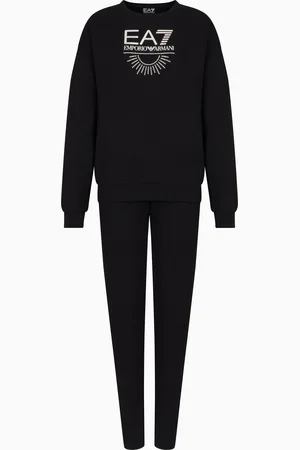 EA7 Stretch cotton and modal blend tracksuit