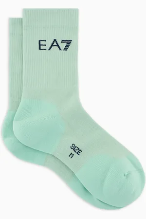 EA7 Tennis Pro cotton-blend ankle socks