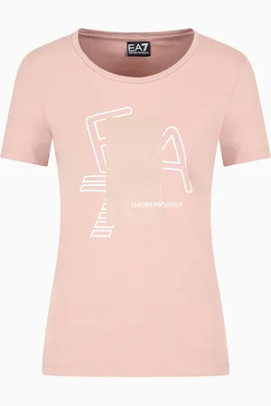 EA7 Logo Series stretch-cotton crew-neck T-shirt