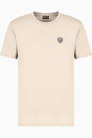 EA7 Premium Shield viscose-blend crew-neck T-Shirt