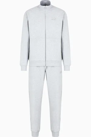EA7 Visibility cotton full-zip tracksuit