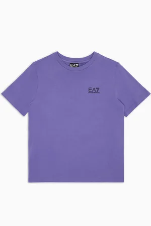 EA7 Core Identity Boy cotton crew-neck T-shirt