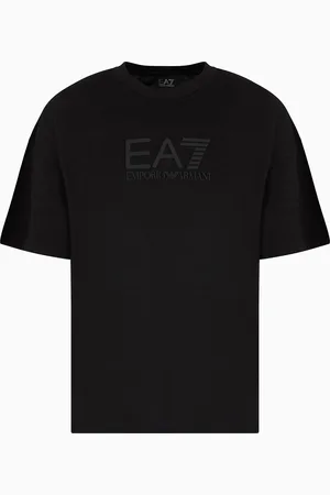 EA7 Visibility cotton crew-neck T-shirt