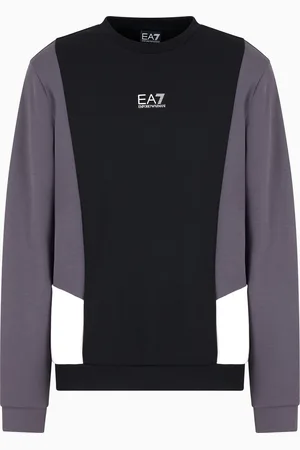 EA7 Summer Block cotton-blend sweatshirt