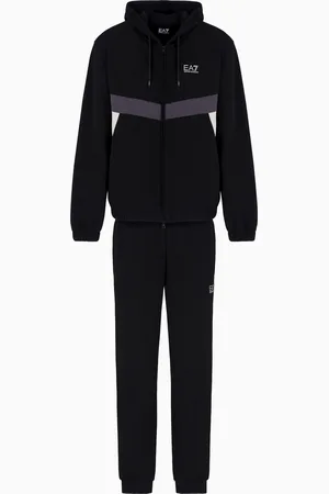 EA7 Summer Block cotton-blend tracksuit