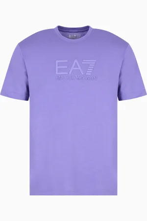 EA7 Visibility cotton crew-neck T-shirt