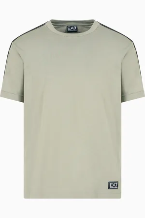 EA7 Logo Series cotton-jersey T-shirt