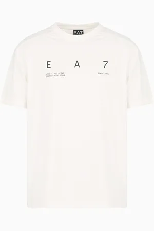 EA7 Graphic Series stretch technical fabric crew-neck T-shirt