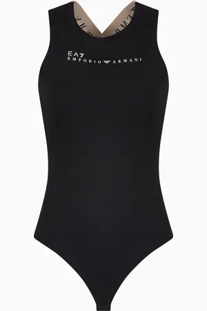 EA7 Dynamic Athlete bodysuit in Natural VENTUS7 technical fabric