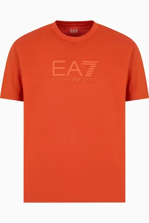 EA7 Visibility cotton crew-neck T-shirt