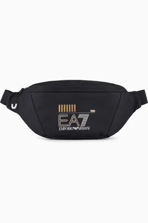 EA7 Train Core recycled fabric belt bag