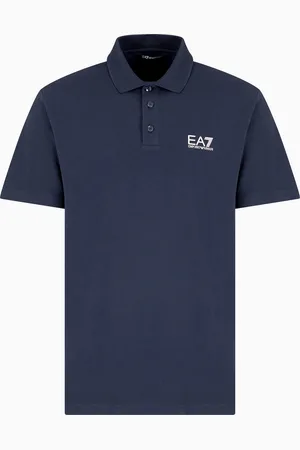 EA7 Tennis Club stretch-cotton jersey polo shirt