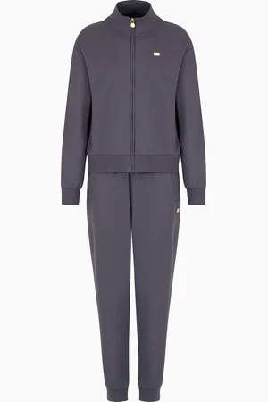 EA7 Core Lady stretch-cotton tracksuit