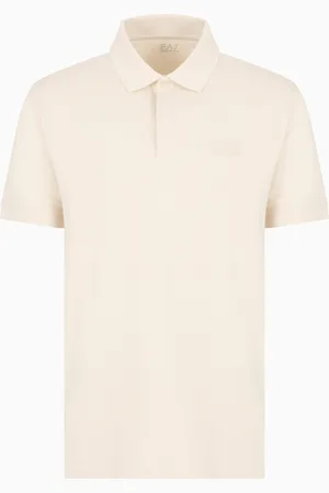 EA7 Visibility stretch cotton-jersey polo shirt
