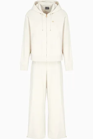 EA7 Core Lady stretch-cotton tracksuit