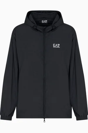EA7 Core Identity nylon hooded jacket