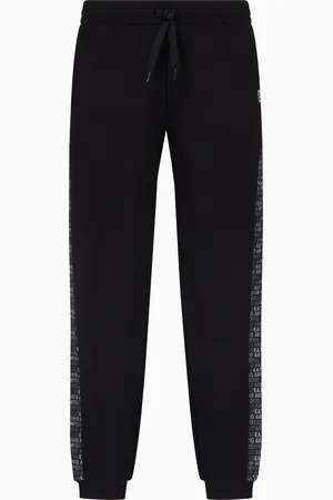 EA7 Cotton-blend Logo Series joggers