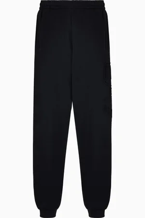 EA7 Logo Series organic-cotton joggers