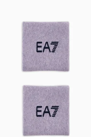 EA7 Tennis Pro stretch-cotton blend wristbands