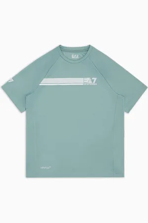 EA7 Tennis Pro Boy T-shirt in VENTUS7 technical fabric